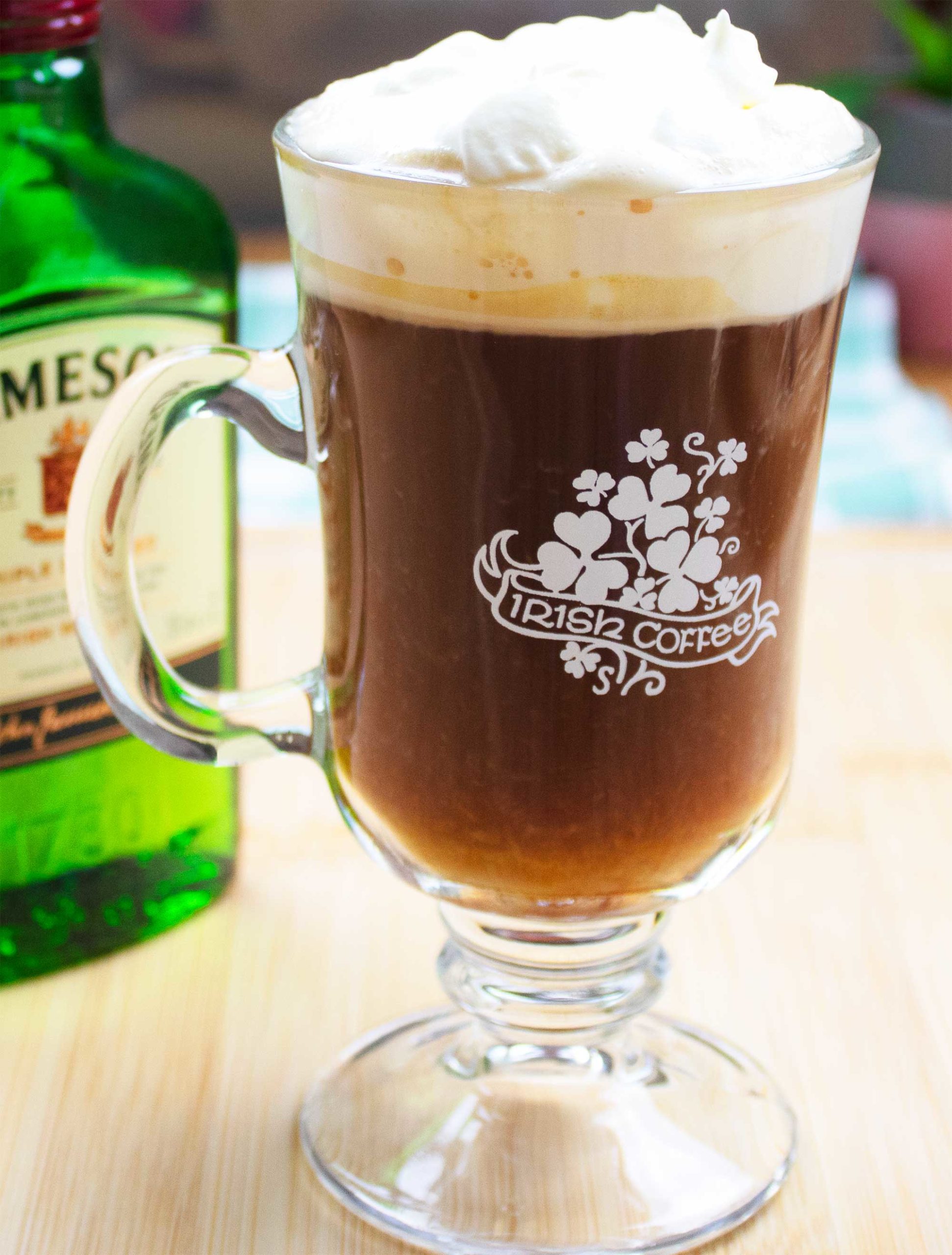 Classic Irish Coffee Recipe (Video) - How To Make Recipes