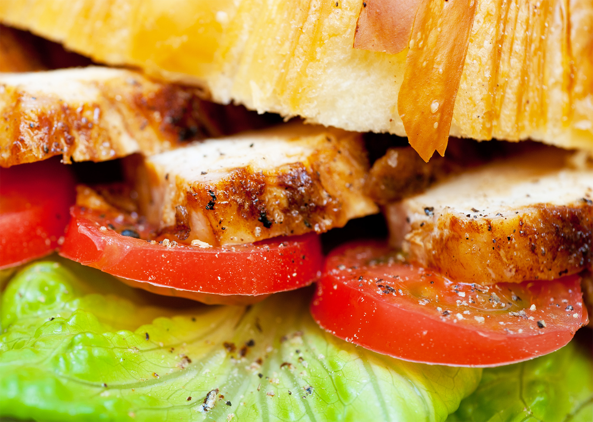 Fried And Roasted Chicken Breast Sandwich (Video) - How To Make Recipes
