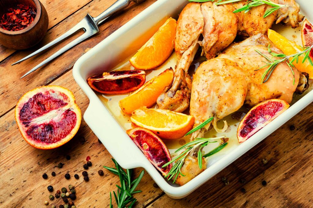 Roasted Orange Chicken Recipe (Video)