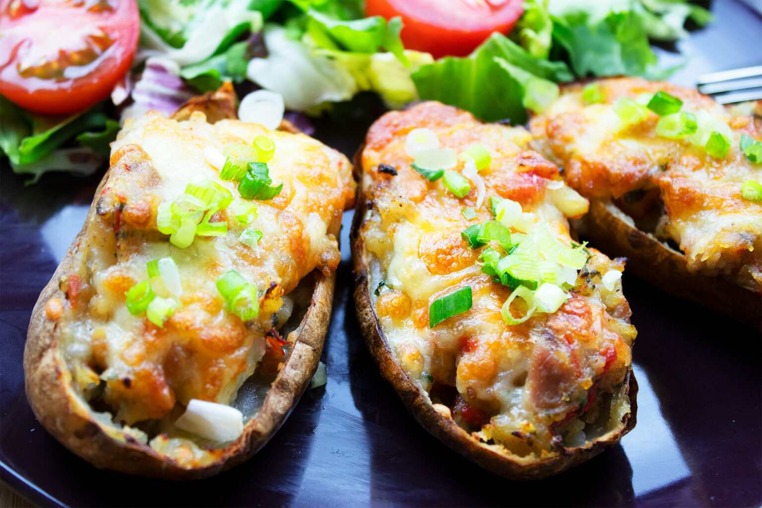 Chicken Stuffed Baked Potato Recipe Video How To Make Recipes