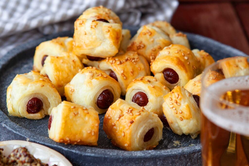 Cheesy Sausage Rolls Recipe (Video)