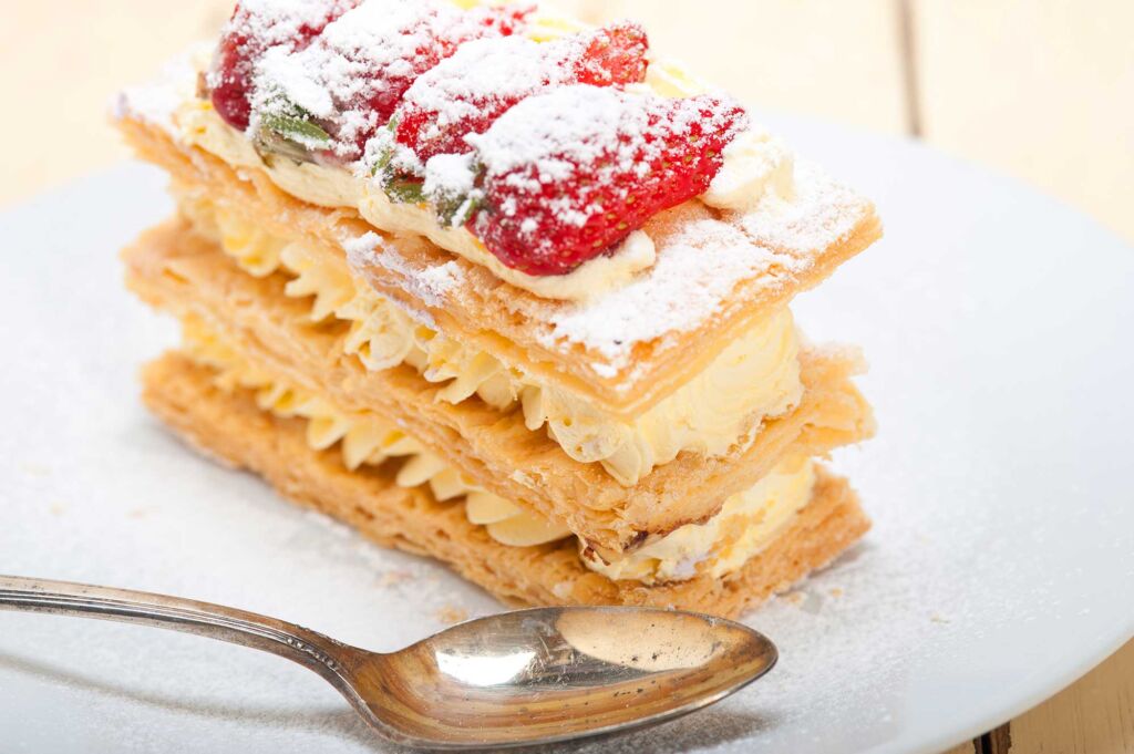 Strawberry Mille Feuille Recipe