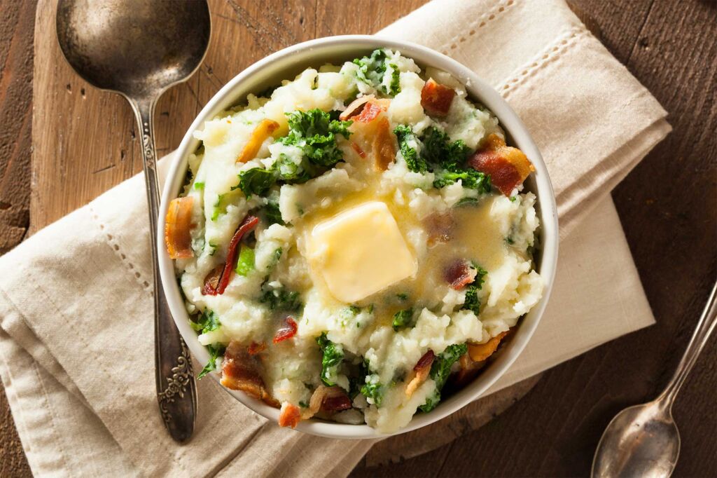 Irish Mashed Potatoes Colcannon Recipe (Video)