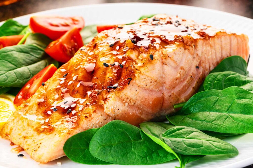 Irish Whiskey and Honey Roasted Salmon Recipe (Video)