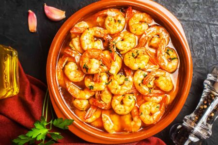 Spanish Garlic Shrimp – Gambas al Ajillo (Video)