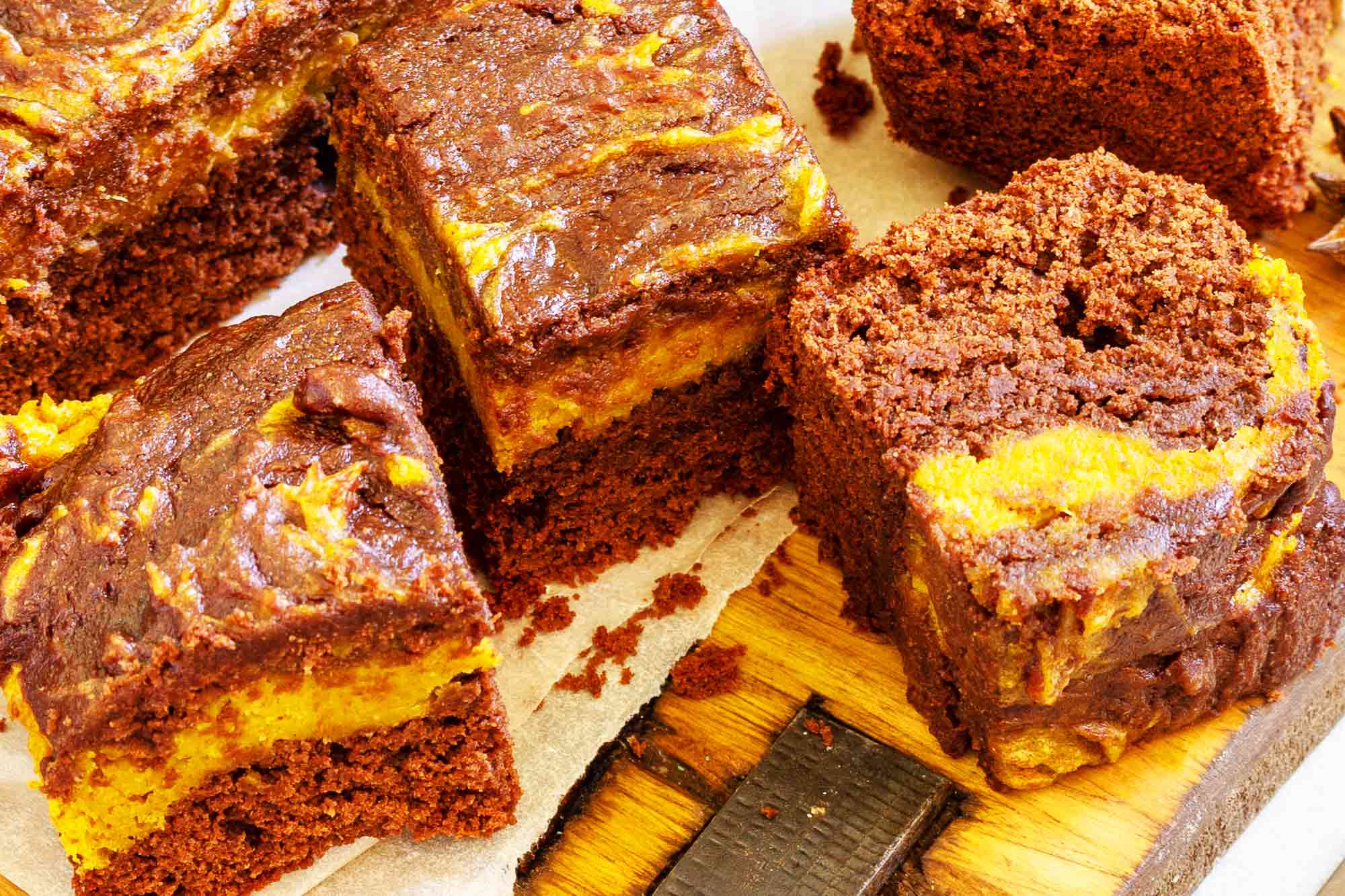 how-to-make-pumpkin-swirl-brownies-video-how-to-make-recipes