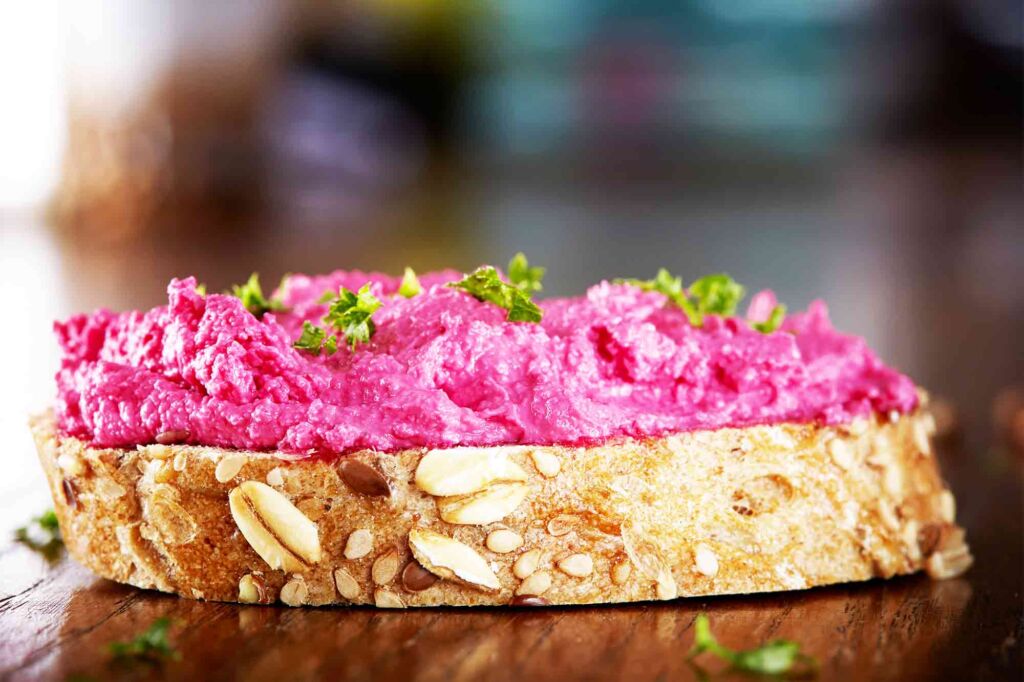 Beetroot And Cream Cheese Spread