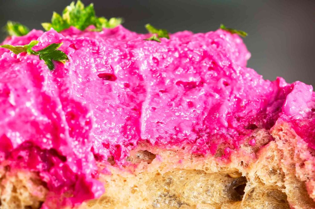Beetroot And Cream Cheese Spread Recipe