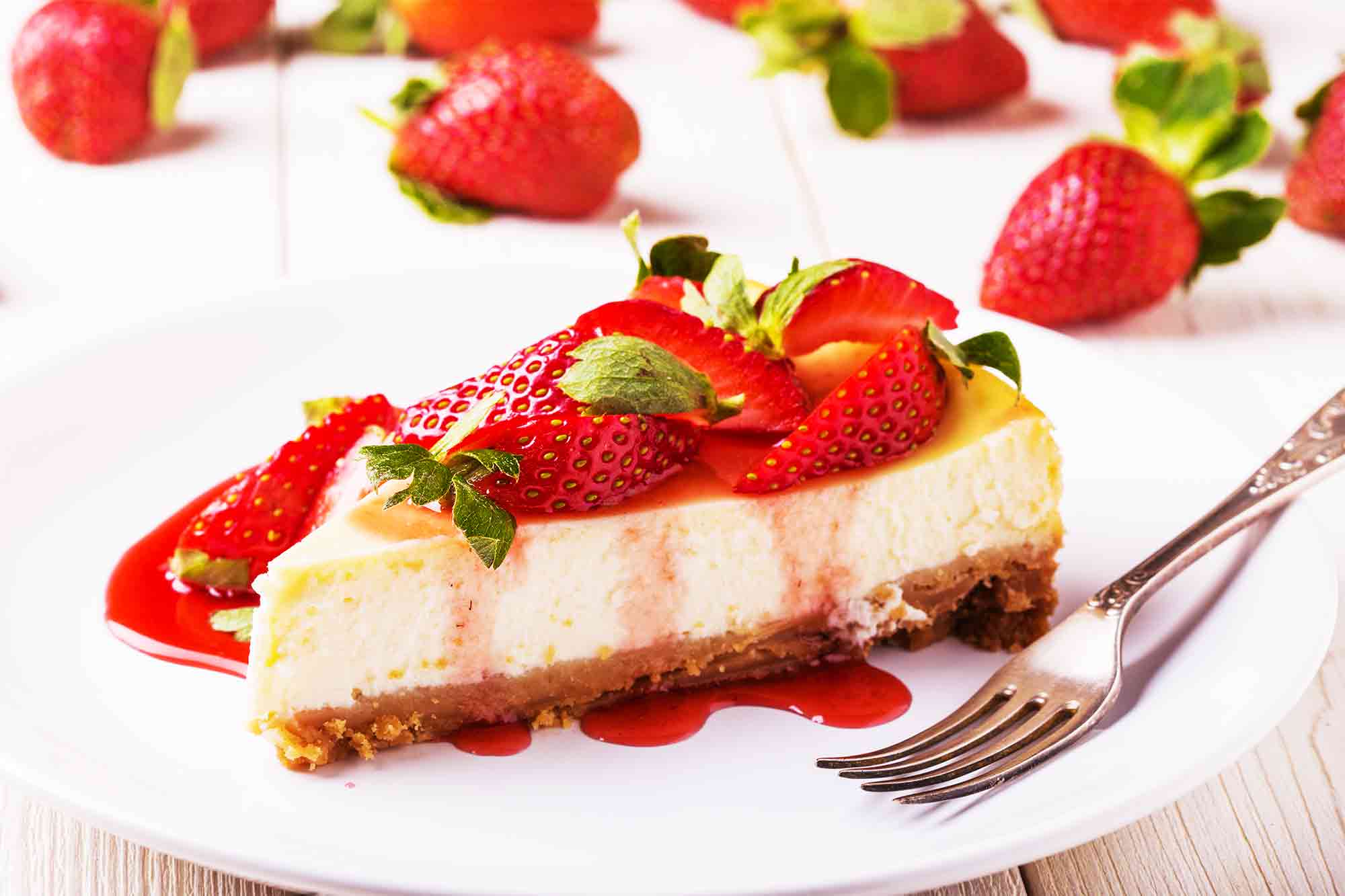 Cheesecake With Strawberry Sauce How To Make Recipes