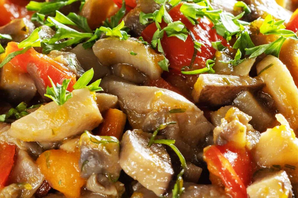 Mushroom Stew With Vegetables Recipe