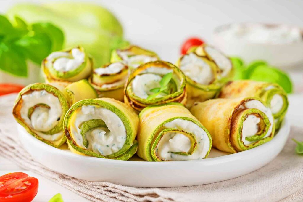 Zucchini Appetiser Rolls Recipe