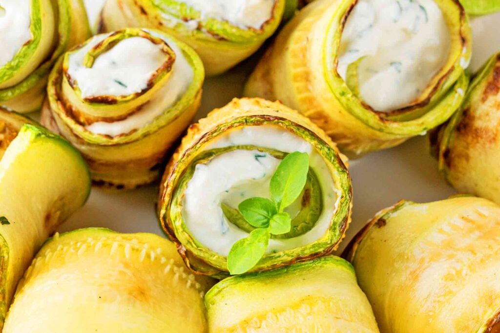 Zucchini Appetiser Rolls Recipe