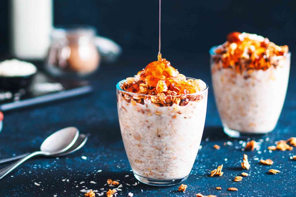 Gingerbread Coconut Overnight Oats