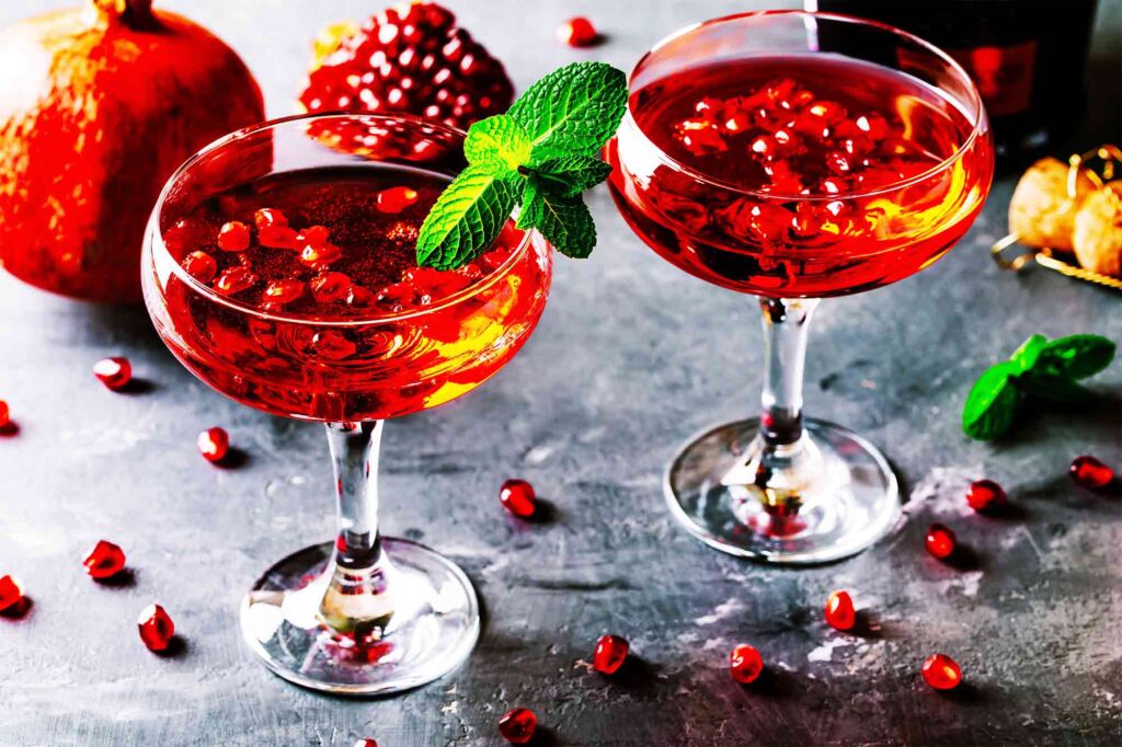 Pomegranate Mimosa Cocktail Recipe