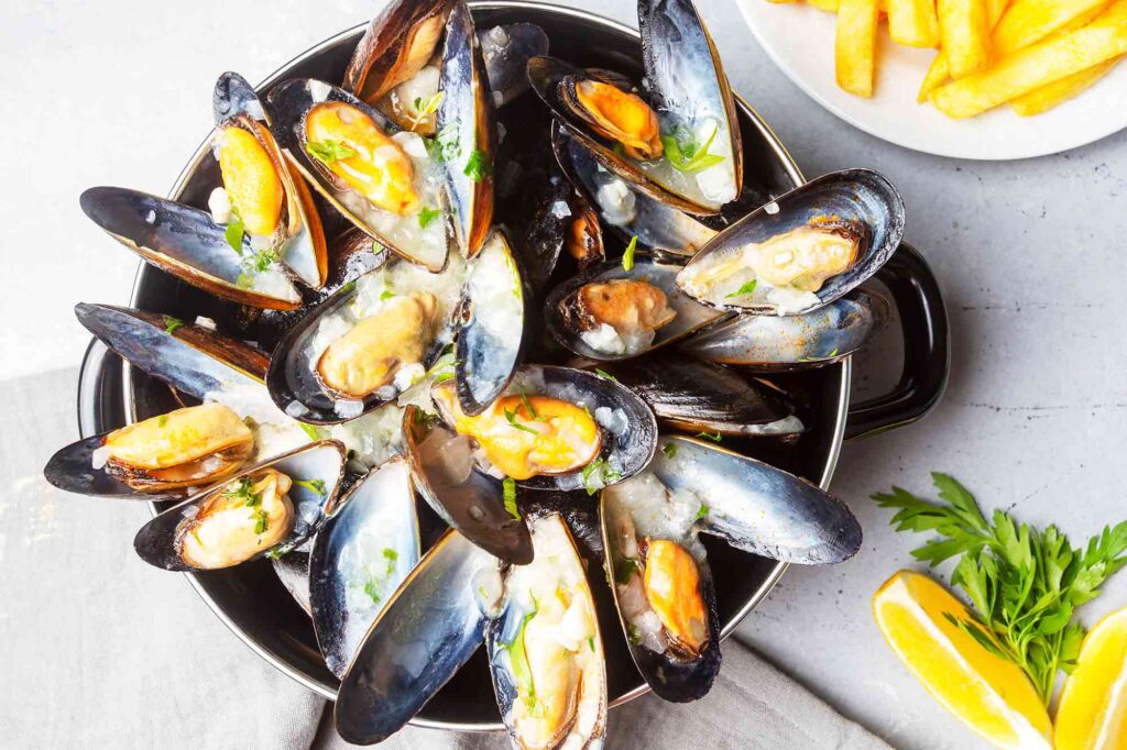 Irish Mussels in Cream