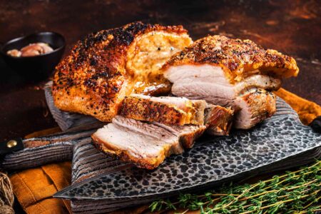 Roasted Pork Belly Bacon With Crust