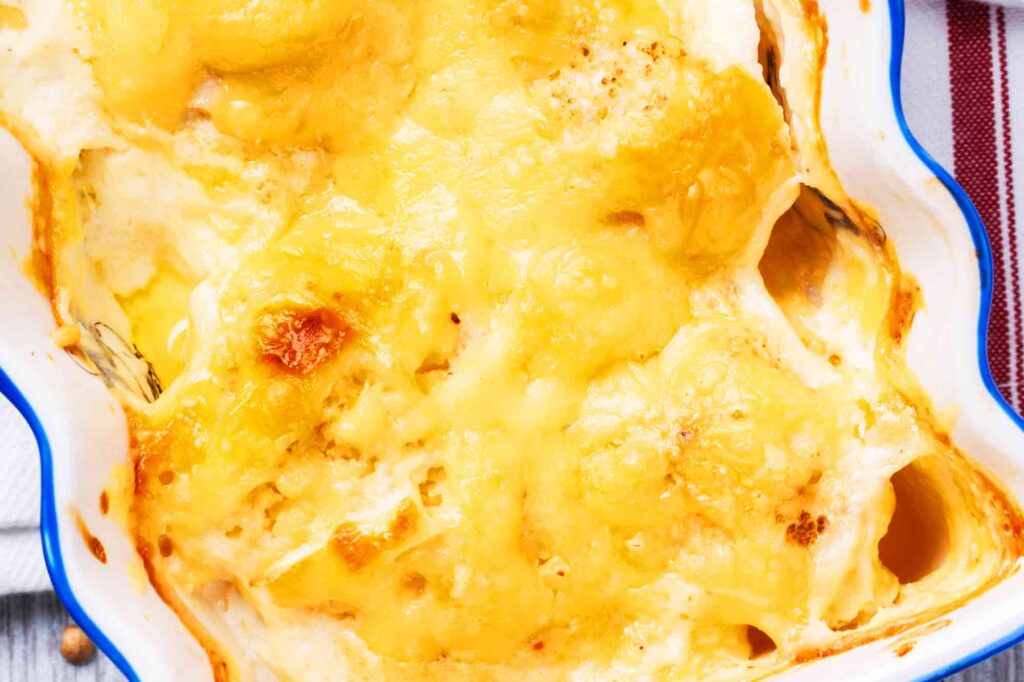 Potato And Cauliflower Gratin With Cheese Recipe