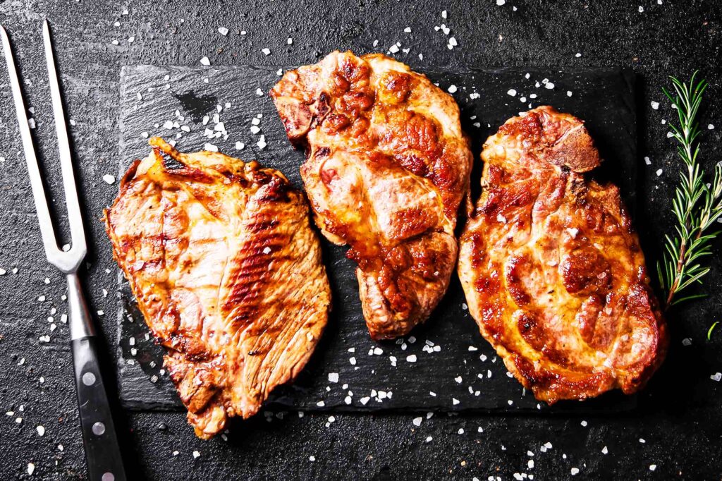 Grilled Pork Steak