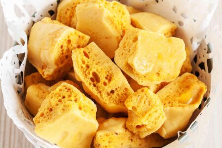 Easy Homemade Honeycomb Candy