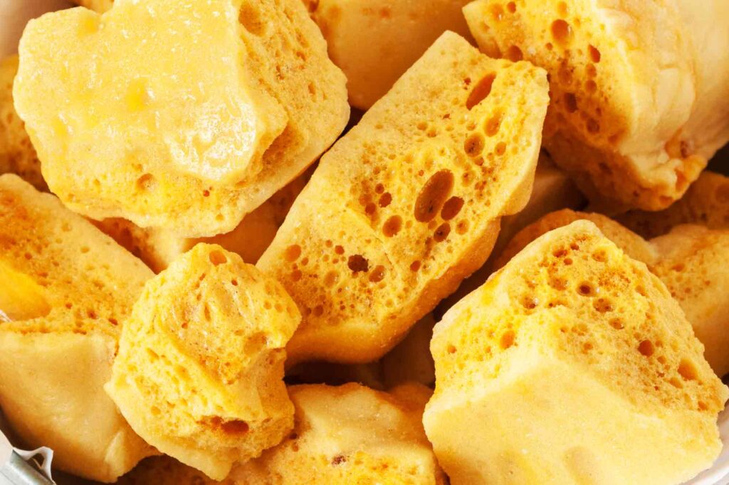 Easy Homemade Honeycomb Candy