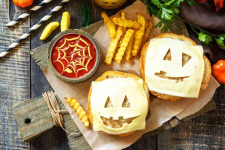 Funny, Spooky Burger For Halloween
