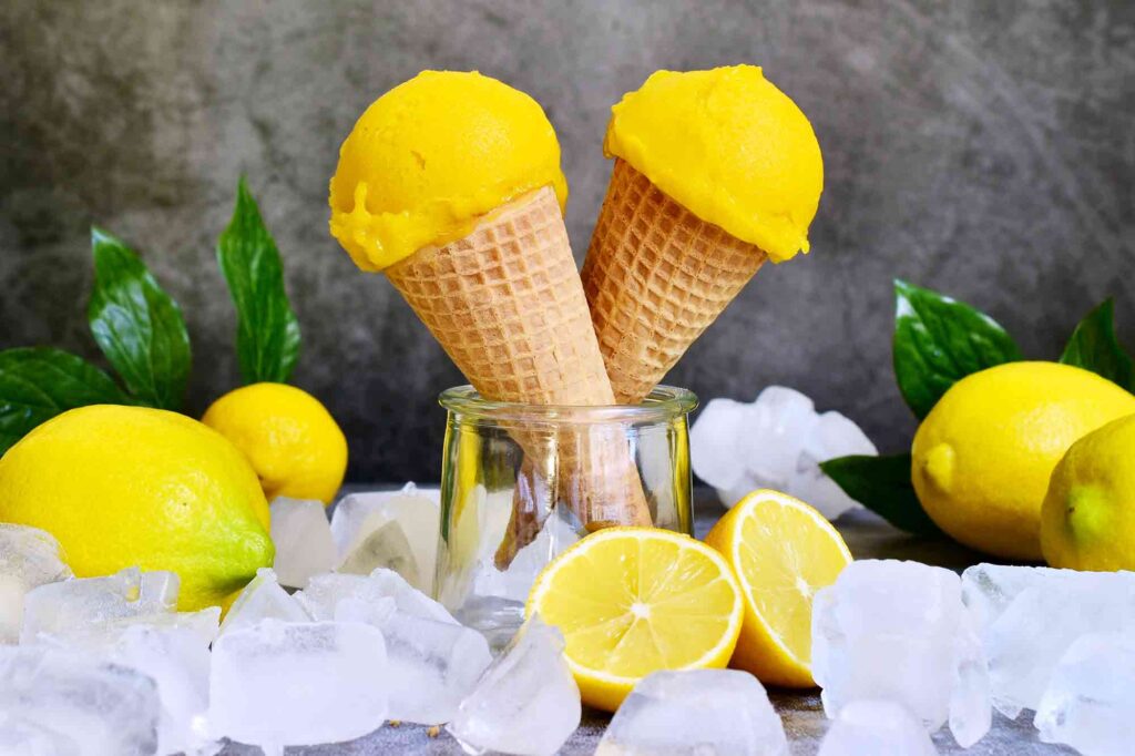 Easy, Homemade Lemon Sorbet