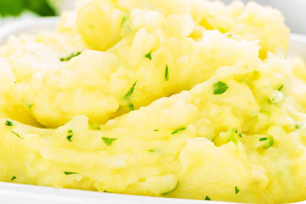 Potato Mash with Garlic and Parsley Recipe