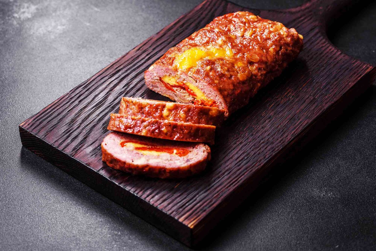 Minced Meat Loaf Roll with Mushrooms and Carrots - How To Make Recipes