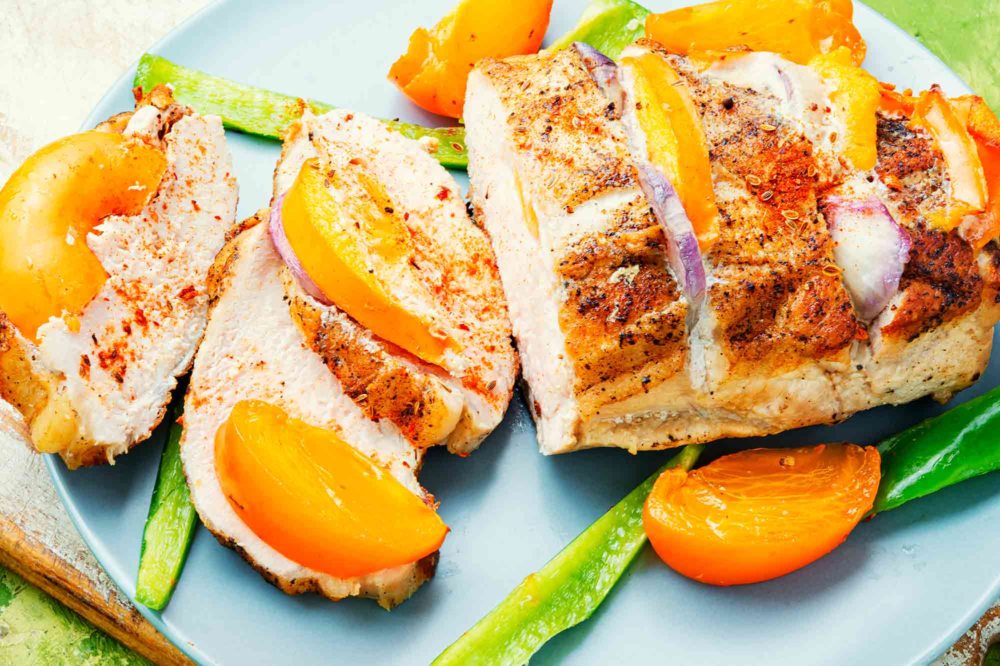 Grilled Barbecue Pork With Persimmon - How To Make Recipes