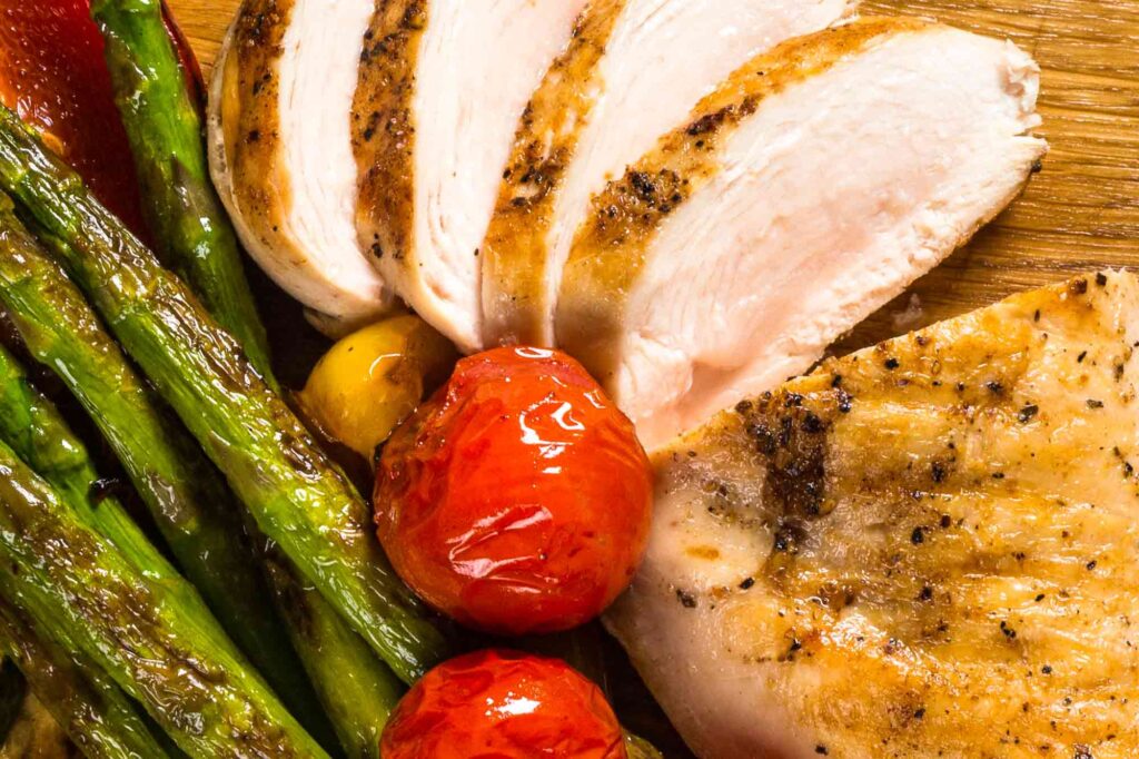 Grilled Chicken Breast With Vegetables Recipe
