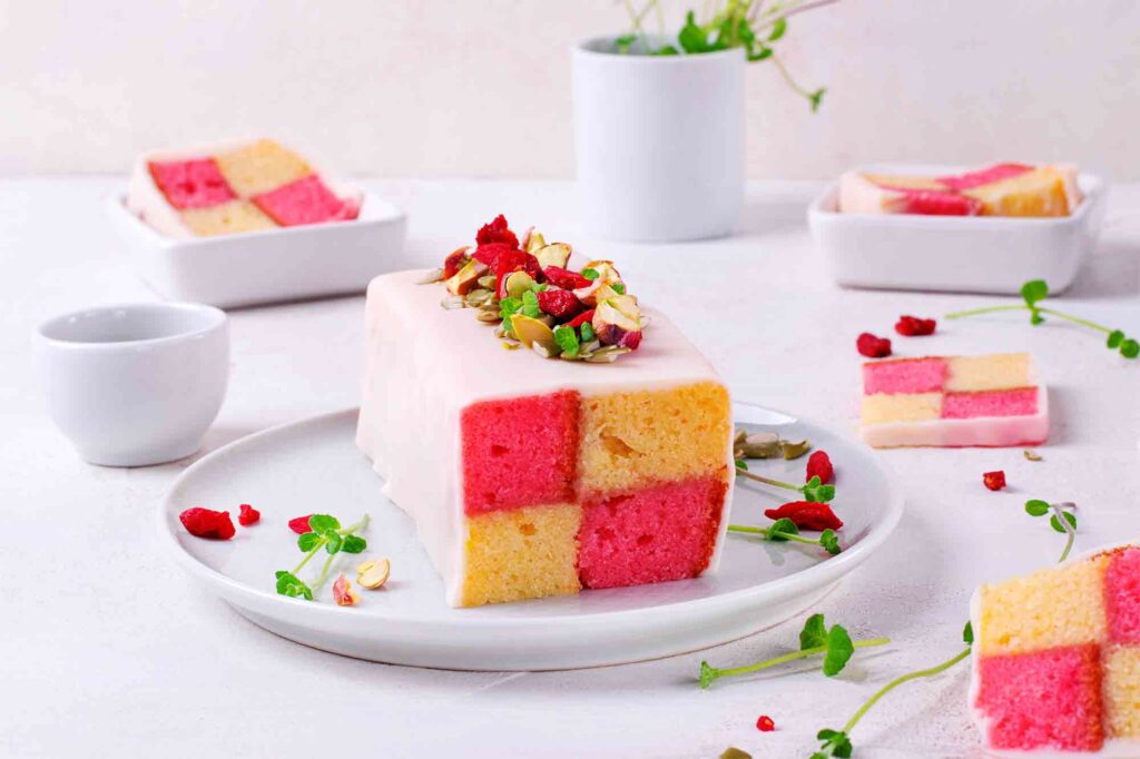 Homemade Battenberg Cake