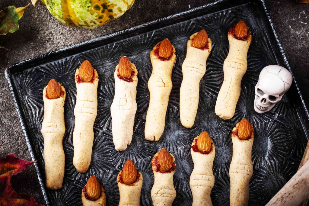 Halloween Witch Finger Cookies