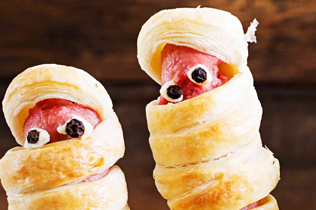 Hot Dog Sausage Mummies Recipe