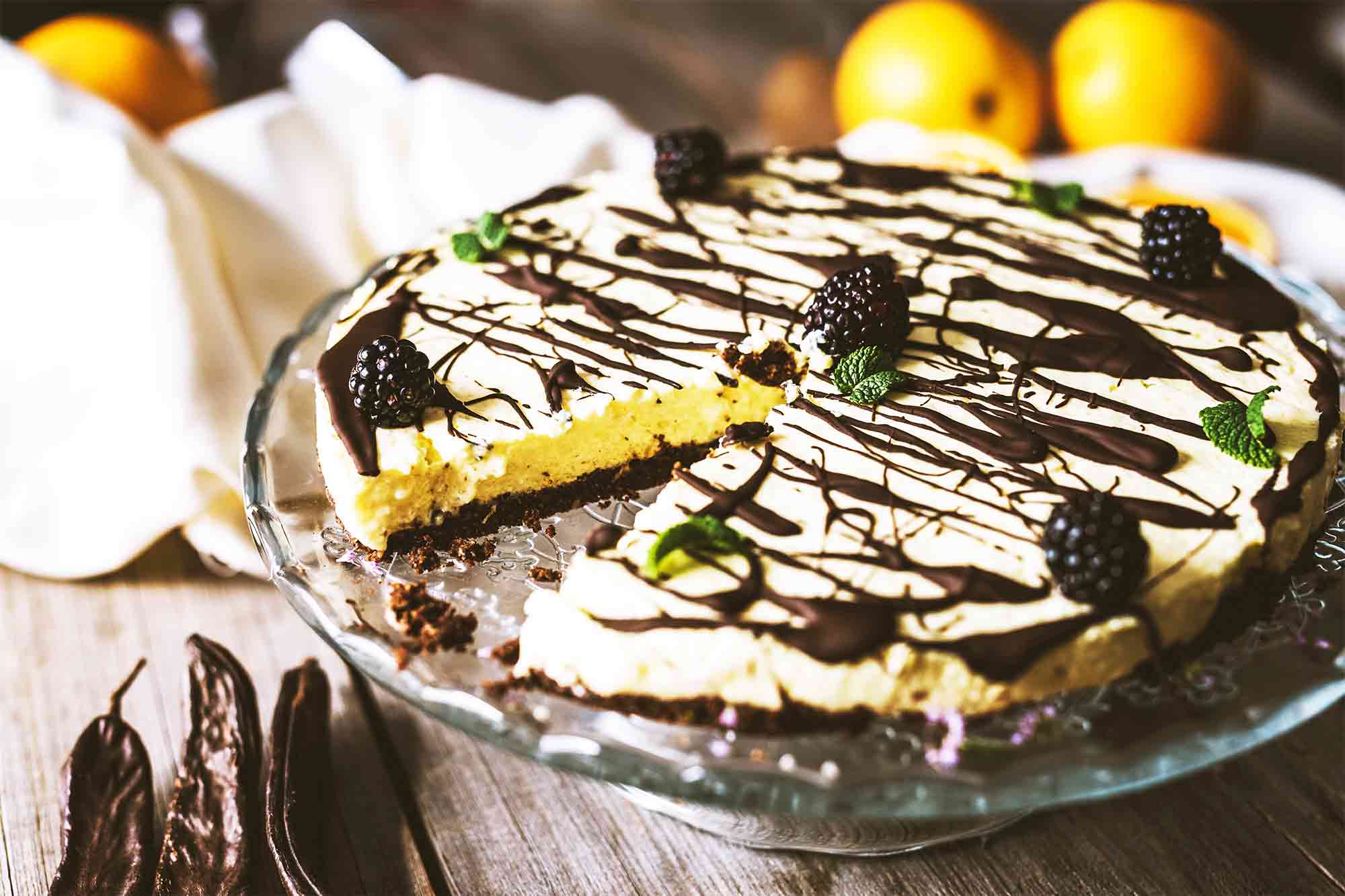 Vegan Orange Cake With Carob - How To Make Recipes